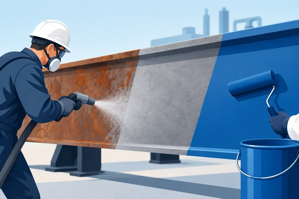 Steel Surface Preparation for Painting That Lasts